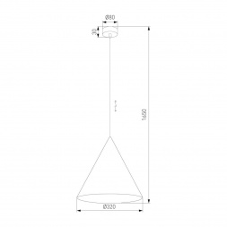Подвесной светильник TK Lighting 10009 Cono