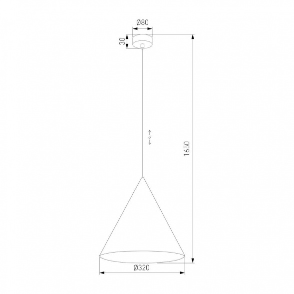 Подвесной светильник TK Lighting 10009 Cono