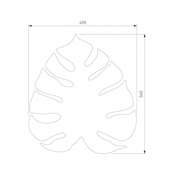 Настенный светильник TK Lighting 6435 Monstera