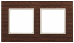 Рамка 2-постовая ЭРА Elegance 14-5302-09 Б0034574