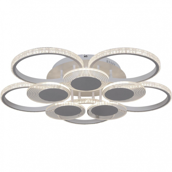 Потолочная светодиодная люстра Reluce 05883-0.3-5+5C WH