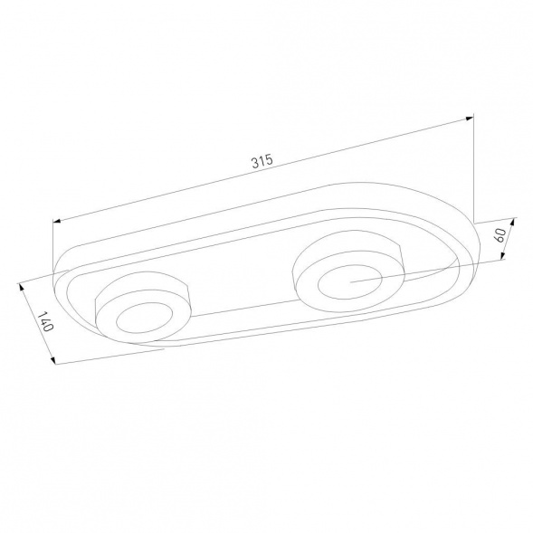 Светодиодный спот Eurosvet Slam 20123/2 LED белый / черный