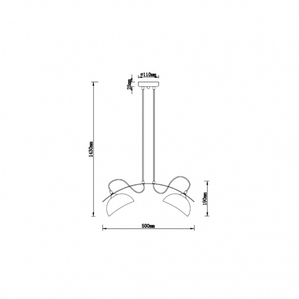 Подвесной светильник Vele Luce Musicista VL5462P22