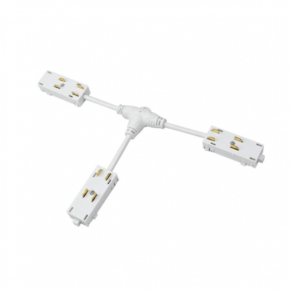 Коннектор Т-образный гибкий Denkirs Smart Hide TR2115-WH