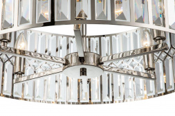 Подвесная люстра iLamp Triumph 6122-600 Nickel