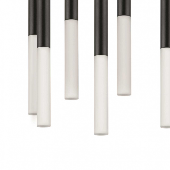 L8T747137 Люстра TUBO LED 40W 2000LM 360G ЧЕРНЫЙ 3000K