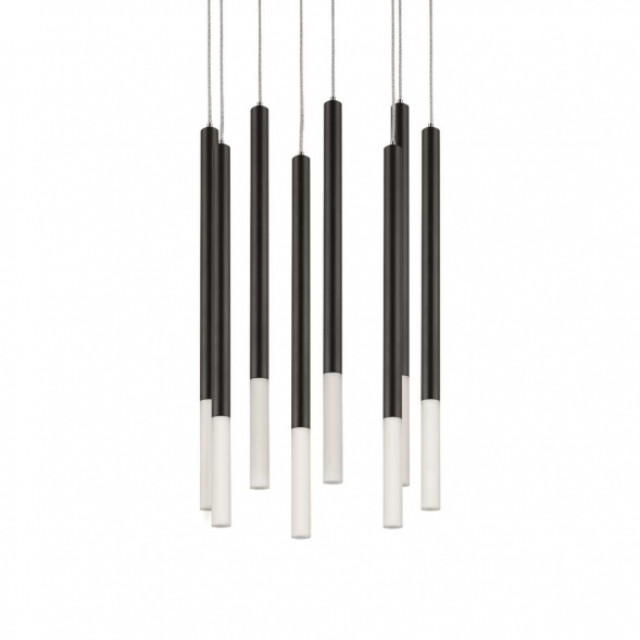 L8T747137 Люстра TUBO LED 40W 2000LM 360G ЧЕРНЫЙ 3000K