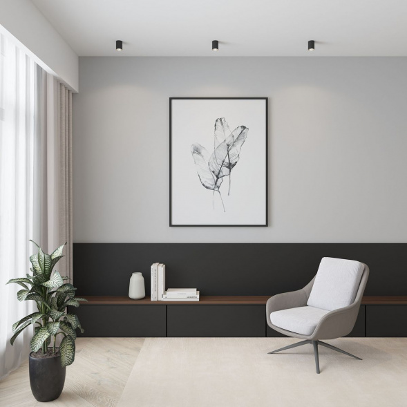 Потолочный светильник Denkirs Neat DK3110-BK