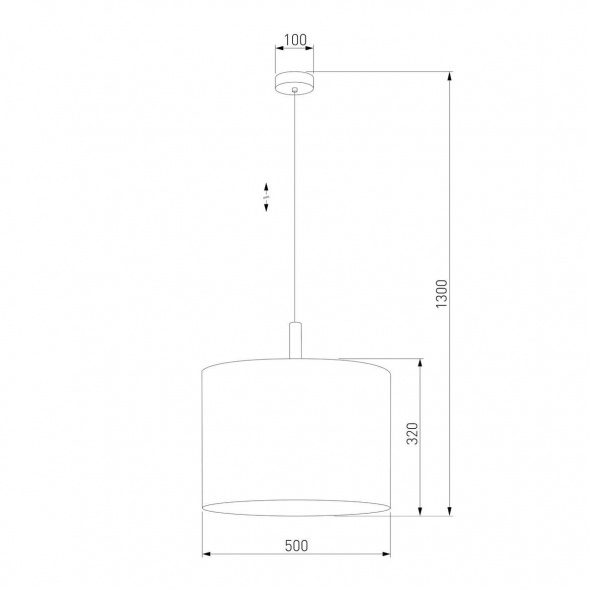 Подвесной светильник TK Lighting 4107 Deva White