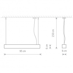 Подвесной светильник Nowodvorski Soft Led 90x6 7535