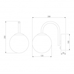 Бра Bogates Brook 359/1 латунь