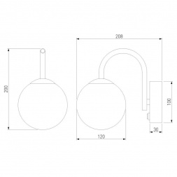 Бра Bogates Brook 359/1 латунь