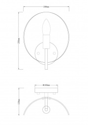 Бра Moderli Ardis V7091-1W