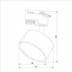 Трековый светильник TK Lighting 4397 Tracer White
