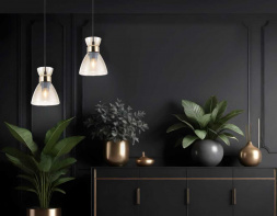 Светильник подвесной со стеклянным плафоном Ambrella light Traditional TR3403