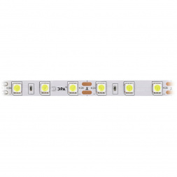 Светодиодная лента ЭРА 14,4W/m 60LED/m 5050SMD холодный белый 5M LS5050-60LED-IP20-W-5m C0043045