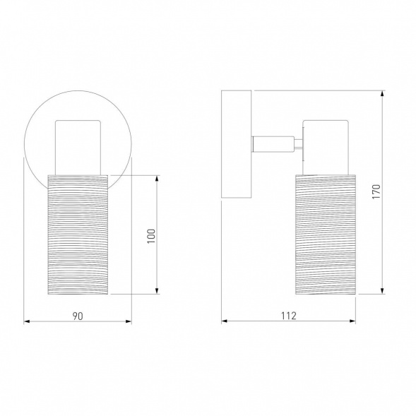 Спот Eurosvet 20043/1 сатин-никель