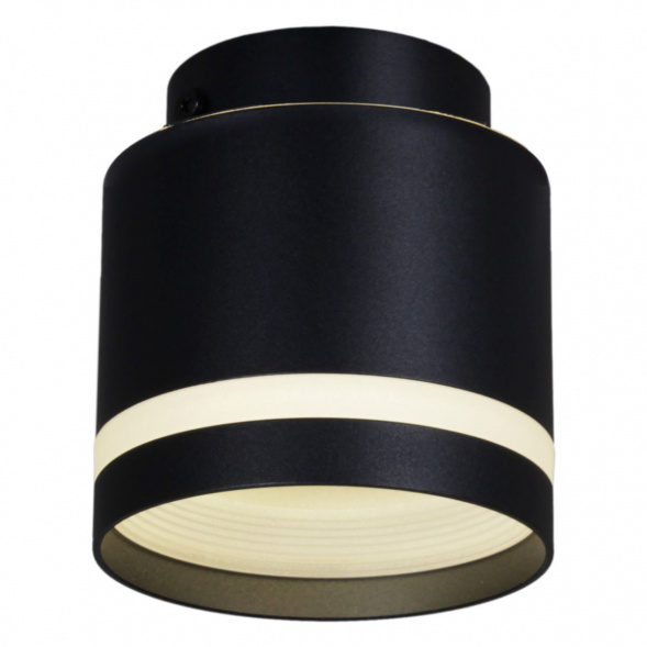 Потолочный светильник Reluce 53001-9.5-001IL GX53+LED3W BK