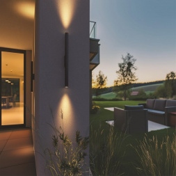 Уличный настенный светодиодный светильник Odeon Light Nature Tubus 7105/6WL