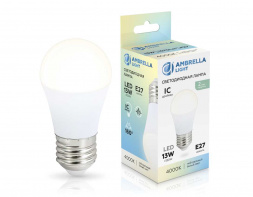 Лампа светодиодная Шар G45 13W 4000K Ambrella light Bulding 451304