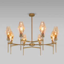 Потолочная люстра Eurosvet Prism 60143/8 латунь