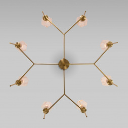 Потолочная люстра Eurosvet Prism 60143/8 латунь