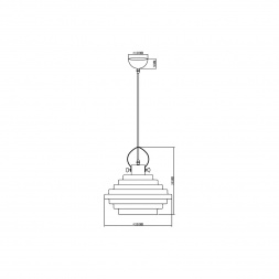 Подвесной светильник Vele Luce Genio VL5402P21