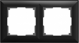 Рамка Werkel Fiore на 2 поста черный W0022208 4690389160370