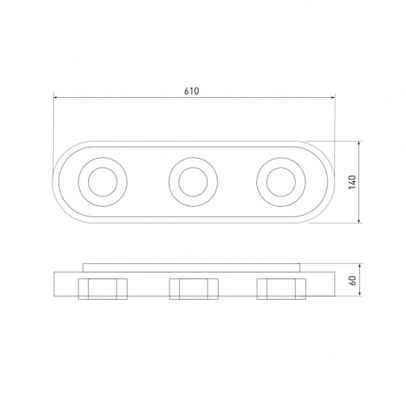 Светодиодный спот Eurosvet Slam 20123/3 LED белый