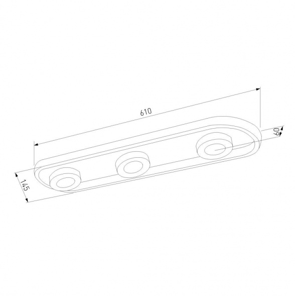 Светодиодный спот Eurosvet Slam 20123/3 LED белый