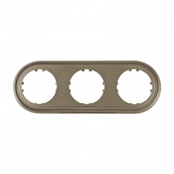 Рамка LK Studio 3-постовая круглая (бронза-электро) Vintage-Classic 889327-1