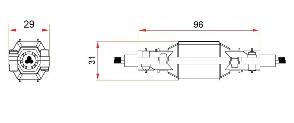 Муфта соединительная Fiberli 11830101