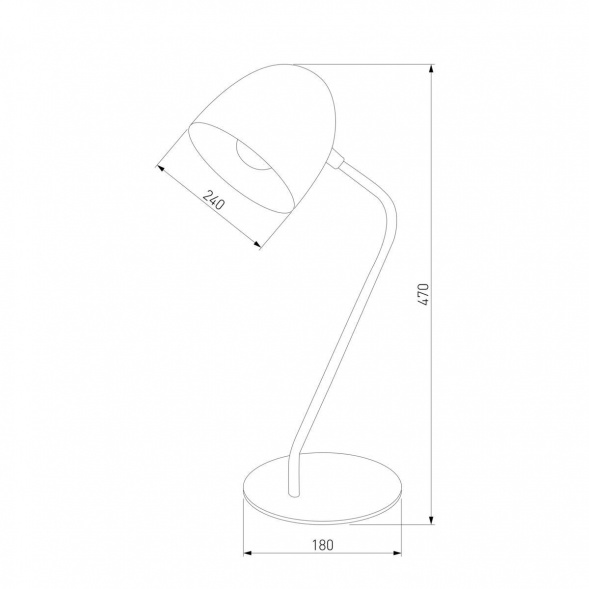 Настольная лампа TK Lighting 5036 Soho Black