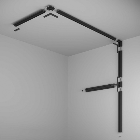 Шинопровод Maytoni Technical черный TRX172-123B