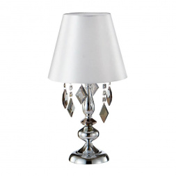 Настольная лампа Crystal Lux Mercedes LG1 Chrome/Smoke