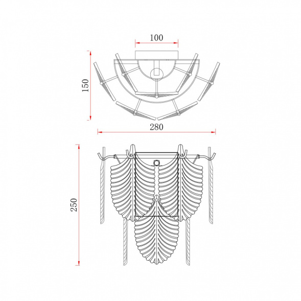 Бра Freya Hloya FR5143WL-01G