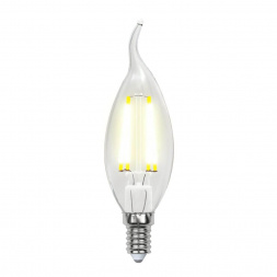 Лампа светодиодная филаментная Uniel E14 7,5W 3000K прозрачная LED-CW35-7,5W/WW/E14/CL GLA01TR UL-00003248