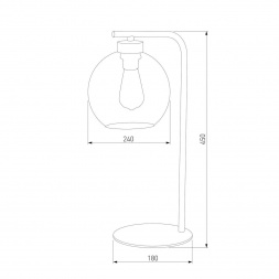 Настольная лампа TK Lighting 5102 Cubus Graphite