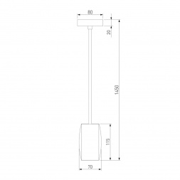 Подвесной светодиодный светильник Eurosvet Bonaldo 50246/1 Led золото