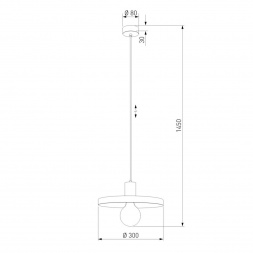 Подвесной светильник TK Lighting 10757 Sila Sabia Brown