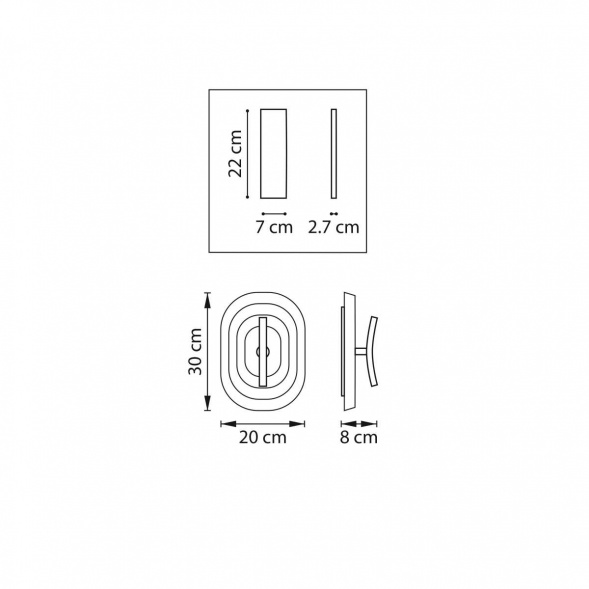 Бра Erica Lightstar 609641