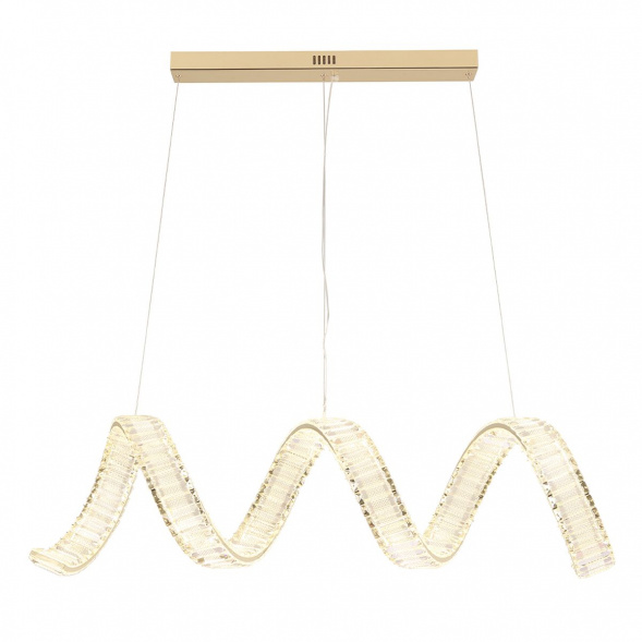 Подвесной светодиодный светильник Crystal Lux Musika SP100W Led L1200 Gold