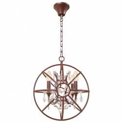 Подвесная люстра Loft IT Foucaults Orb Crystal Loft1897/4