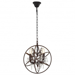 Подвесная люстра Loft IT Foucaults Orb Crystal Loft1897/4