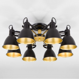 Потолочная люстра Eurosvet Denley 70112/8 черный