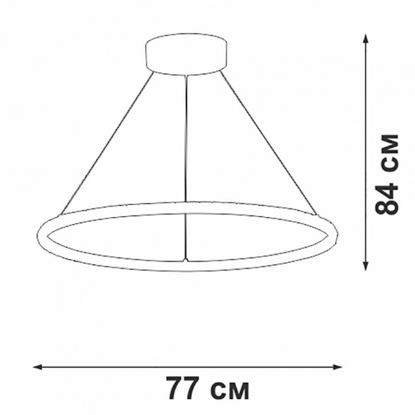 Подвесной светильник Vitaluce V46640-0/1S