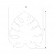 Настенный светильник TK Lighting 4668 Monstera