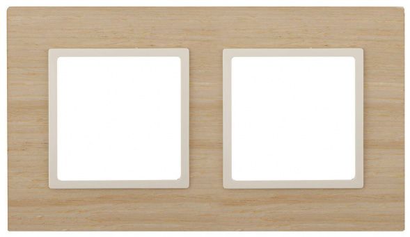 Рамка 2-постовая ЭРА Elegance 14-5302-11 Б0034576