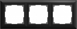 Рамка Werkel Fiore на 3 поста черный матовый W0032208 4690389160417