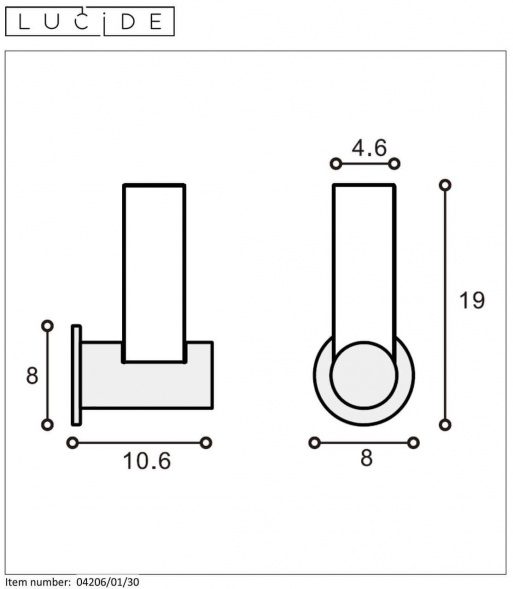 Бра Lucide Jayla 04206/01/30